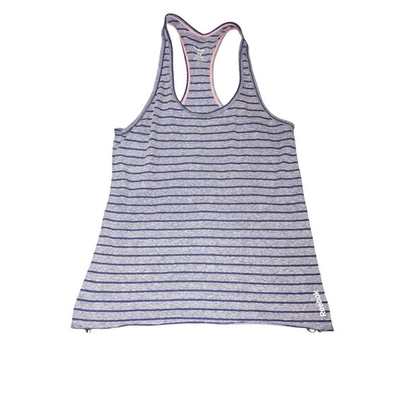 Reebok Womens Tank XS Blue and Grey(stitching flaw see photos) Activewear‎ - Picture 1 of 6